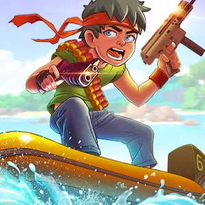 Ramboat: Hero Shooting Game [Много денег] - Красочный аркадный шутер