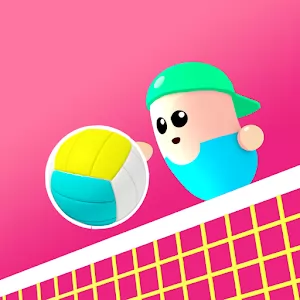 Volley Beans - Казуальный волейбол с забавными персонажами