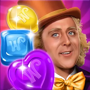 Wonka's World of Candy – Match 3 [Много жизней] - Казуалка в стиле 3 в ряд с Вилли Вонка