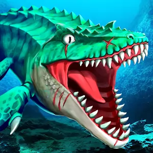 Jurassic Dino Water World [Много денег] - Ролевой симулятор с развитием питомцев