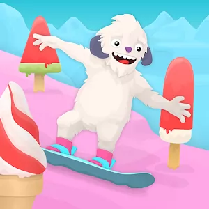 Mount Frosty - Прокатитесь на лыжах в занимательном таймкиллере