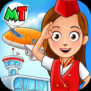 My Town Airport Free [unlocked] - A fun and educational arcade simulator for kids
