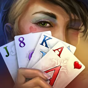 TriPeaks Solitaire Cards Queen - Story card game in a fantasy world