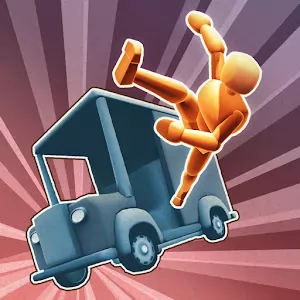 Turbo Dismount [Mod Unlocked] [unlocked] - Continuation of the famous game about crash tests on a dummy