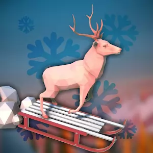 Animal Adventure: Downhill Rush [Free Shopping] [Free Shopping] - A fun runner with 3D graphics