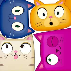 Cat Stack - Веселая аркадная головоломка для детей