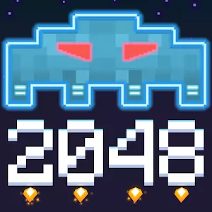 Invaders 2048 - Dynamic arcade shooter in old school style