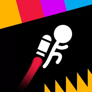 Jetpack VS. Colors [Adfree] [Adfree] - Casual arcade game with endless gameplay