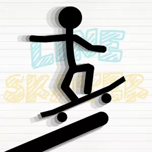 Line Skater - Continuation of the series of arcade games with Stickman