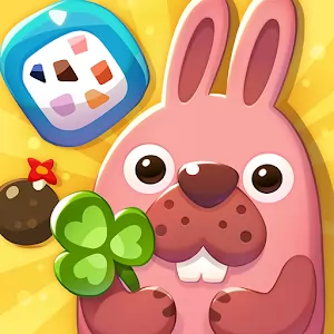 POKOPOKO The Match 3 Puzzle - POKOPOKO The Match 3 Puzzle - a bright puzzle with animals of the type three in a row