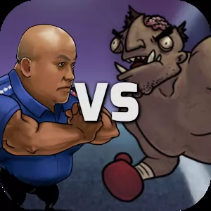 Police Vs Zombies [Mod Money] - Simple shooter in side-scroll format