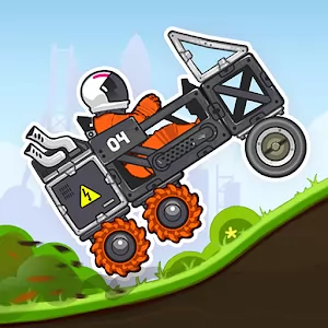 RoverCraft - построй луноход [Много денег] - Hill Climb с самодельными автомобилями