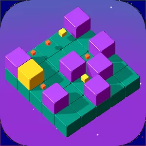 Slide Cube! - Colorful arcade puzzle with challenging levels