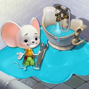 World of Mice: Match and Decorate - Help the little mouse Billy build a village