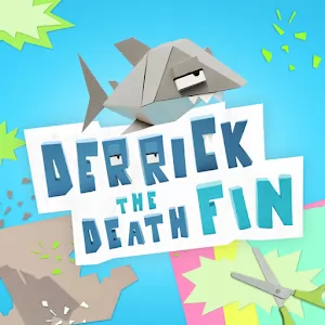 Derrick the Deathfin - Underwater paper arcade with a shark