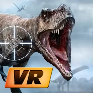 Dino VR Shooter: Dinosaur Hunter Jurassic Island - Shooter with support for VR and gamepads