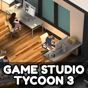 Game Studio Tycoon 3 [Mod Money] - Create games by managing the game studio