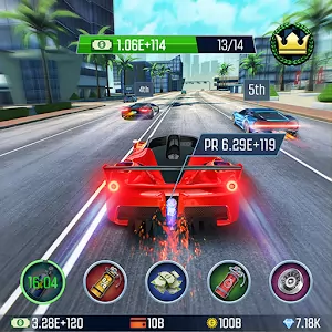 Nitro Racing GO - Уникальная смесь трехмерных гонок и кликера