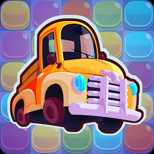 Offroad Match [Mod Money] - Step-by-step race in style three in a row