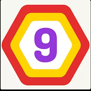 UP 9 [Без рекламы+деньги] - Головоломка с шестиугольниками