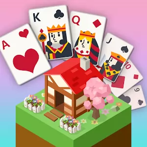 Age of solitaire : City Building Card game [Adfree] - Solitaire kerchief with construction