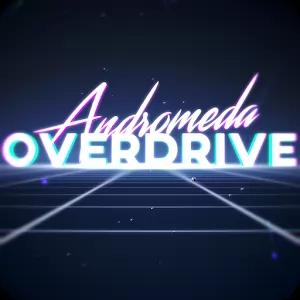 Andromeda Overdrive - Runner in the style of synthwave 80's