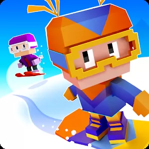 Blocky Snowboarding - Продолжение серии игр от Full Fat