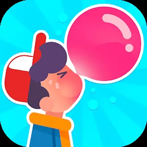 Bubblegum Hero [Mod Money+опыт] - Inflate a bubble of a certain size