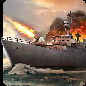 Вражеские воды: битва подводной лодки и корабля - Морской бой в 3D