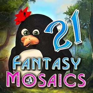 Fantasy Mosaics 21: On the Movie Set - Another puzzle game from Big Fish Games