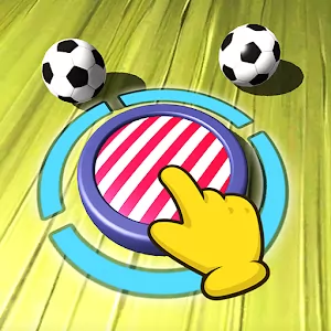 Game of Coinball - Football, in which the balls are replaced with coins