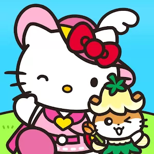 Hello Kitty Friends - Казуалка в стиле 3 в ряд с Hello Kitty