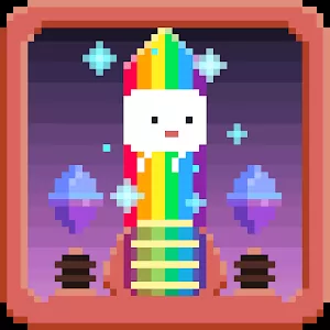 Rainbow Diamonds - Classic Pixel Platformer