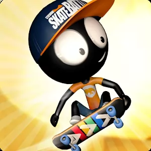 Stickman Skate Battle - Continuation of games with a stickman from Djinnworks