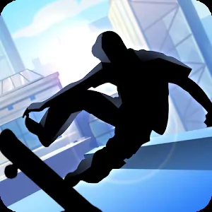 Shadow Skate [Много денег] - Аркада на скейтборде в стиле Vector