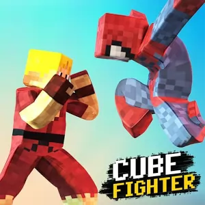 Cube Fighter 3D [Много денег] - Пиксельный файтинг с известными героями