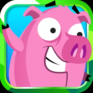 Pigs and Bricks - Сложная аркада с мультяшной графикой