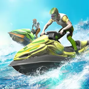 Top Boat: Racing Simulator 3D [Много денег] - Гонка на опережение на гидроциклах