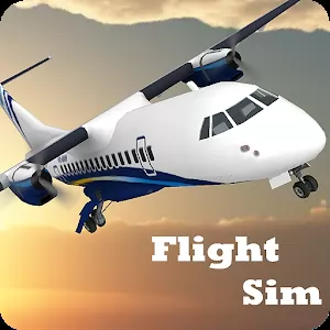 Flight Sim - Реалистичный симулятор полетов на самолете