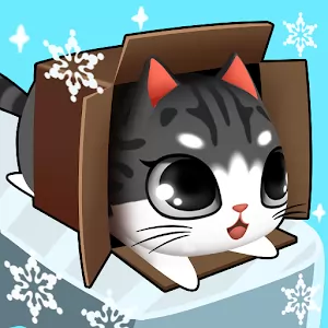 Kitty in the Box [много рыбок] - Милая, забавная и очень увлекательная аркада