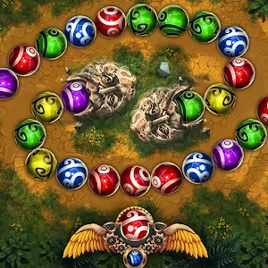 Marble Duel [Mod Money] - Игра в стиле Luxor для 2 игроков