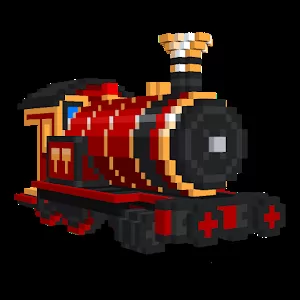 Tracky Train [Mod Money] - Железнодорожный вариант Crossy Road