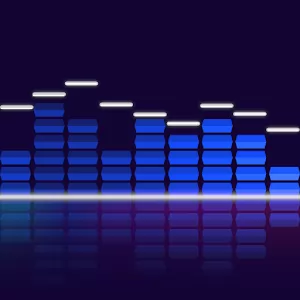 Audio Glow Music Visualizer - Визуализация музыки с помощью эквалайзера