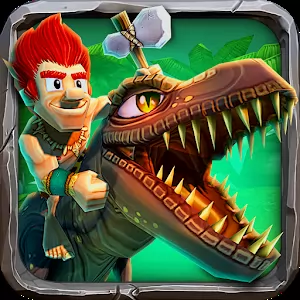 Caveman Dino Rush - Ранер с отличной графикой и сюжетом