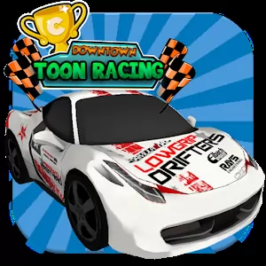 Downtown Car Toon Racing [Mod Money] - Аркадные гонки с отличной графикой