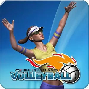 VTree Entertainment Volleyball - Пляжный волейбол в режиме два на два с простым управлением в одно касание