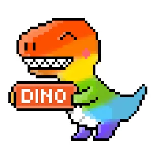 Dino Fun Color By Numer [unlocked/Adfree] - Addictive pixel coloring by numbers game