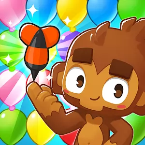 Bloons Pop [Mod Money] - A colorful arcade puzzle game with a fabulous atmosphere