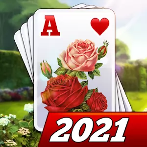 Solitales Garden & Solitaire Card Game in One [Mod Money] - One of the most popular types of card games