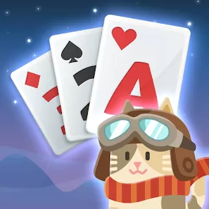 Solitaire Cat Islands [Mod Money] - Classic solitaire solitaire with interesting design